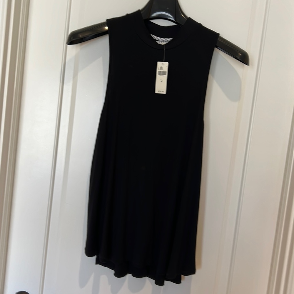 Anthropologie Pure + Good Black Sleeveless Top